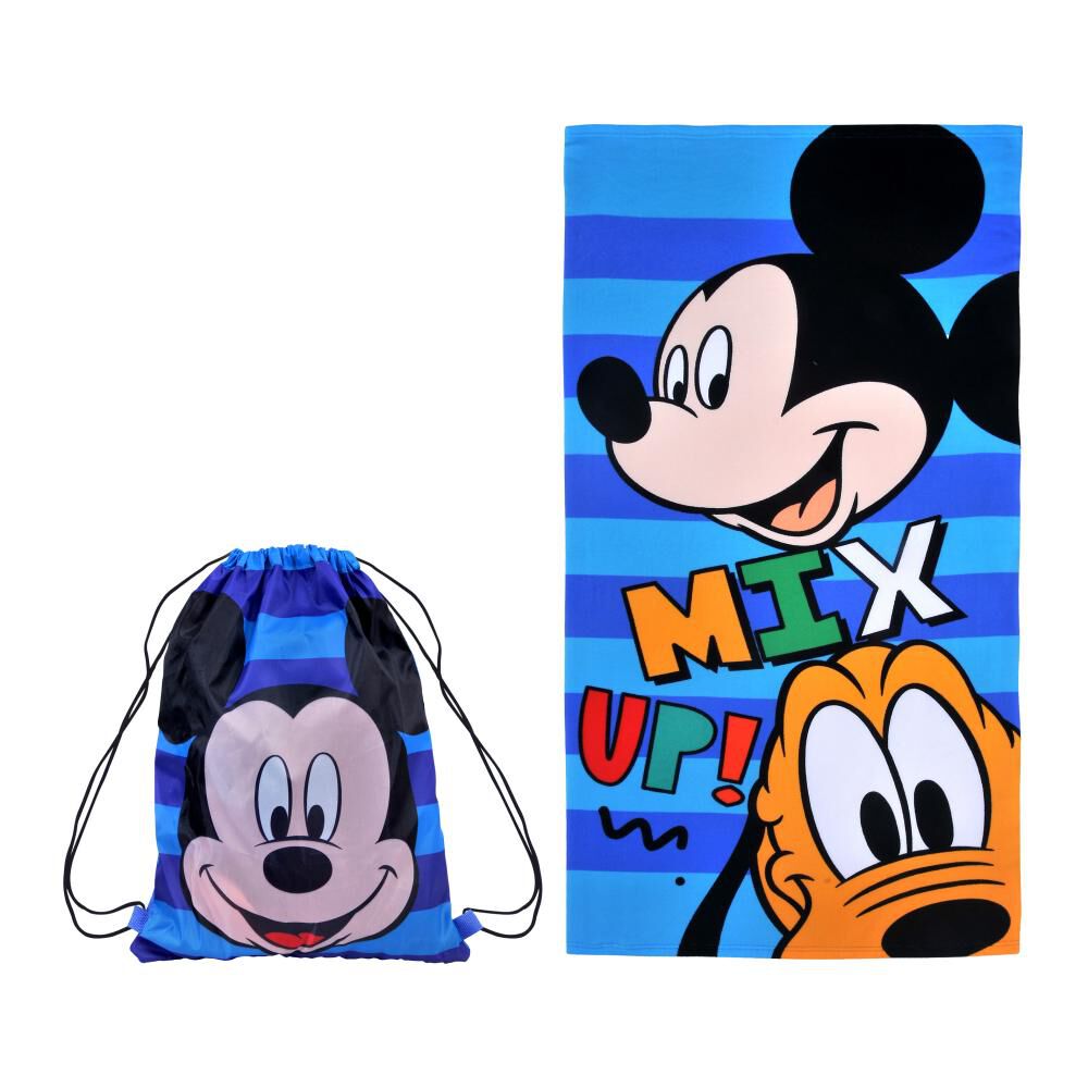 Toalla Playa Con Bolso Disney Mickey Mix-up/ 70 x140 Cm image number 0.0