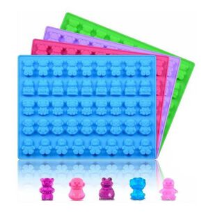 Molde Silicona Mini Animalitos 44 Unidades