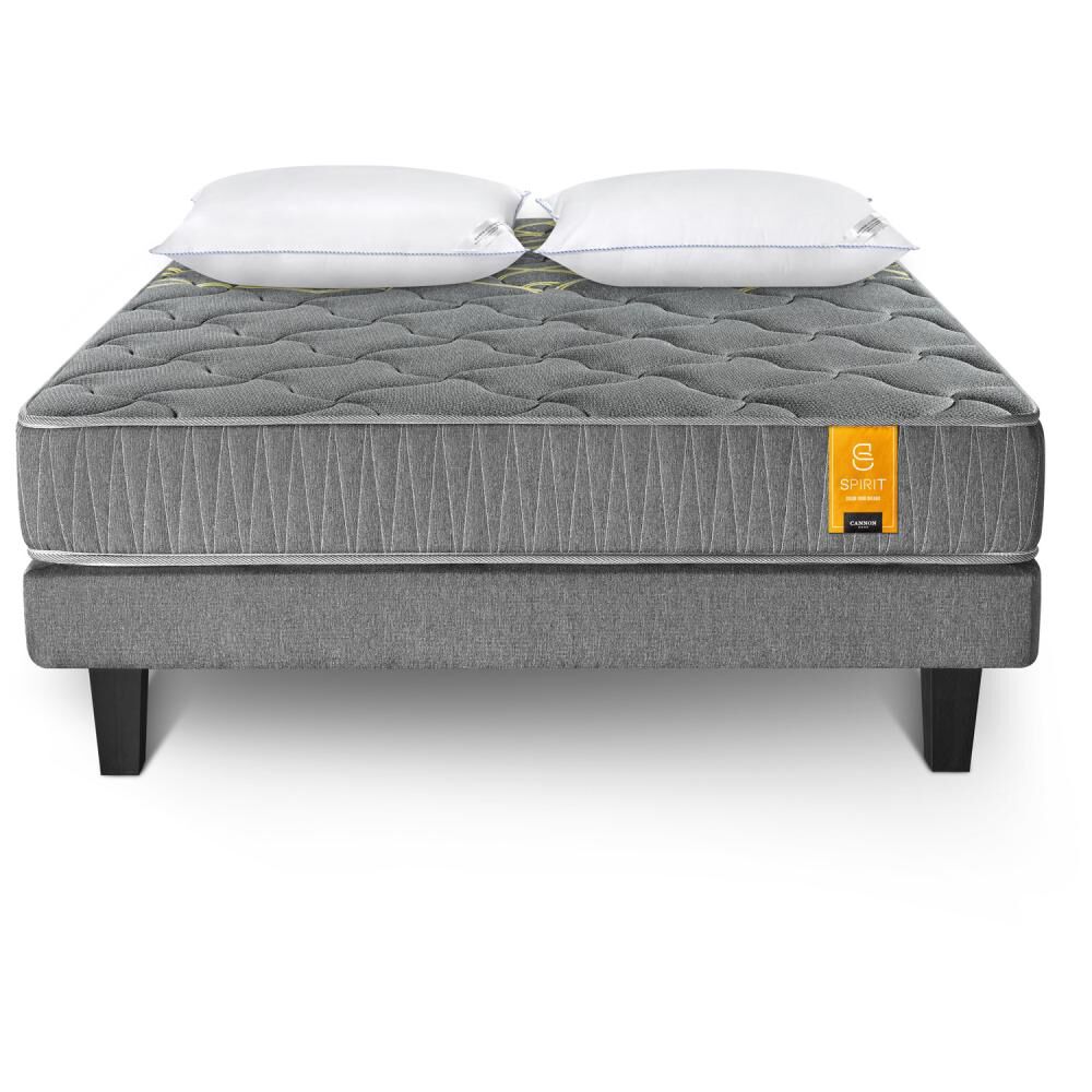 Cama Europea Cannon Home Spirit / 2 Plazas / Base Dividida + Almohadas image number 3.0