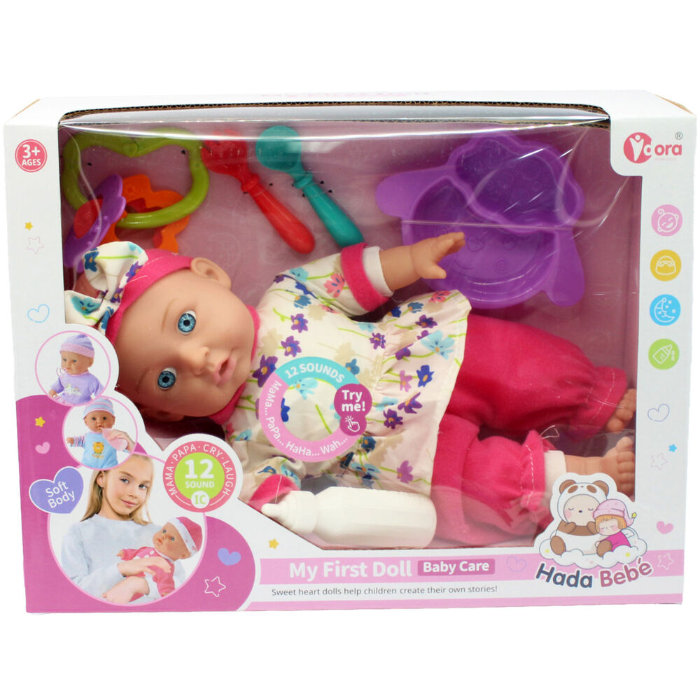 Muñeca Bebé 35cms Con 12 Sonidos Y Accesorios - Ps image number 0.0