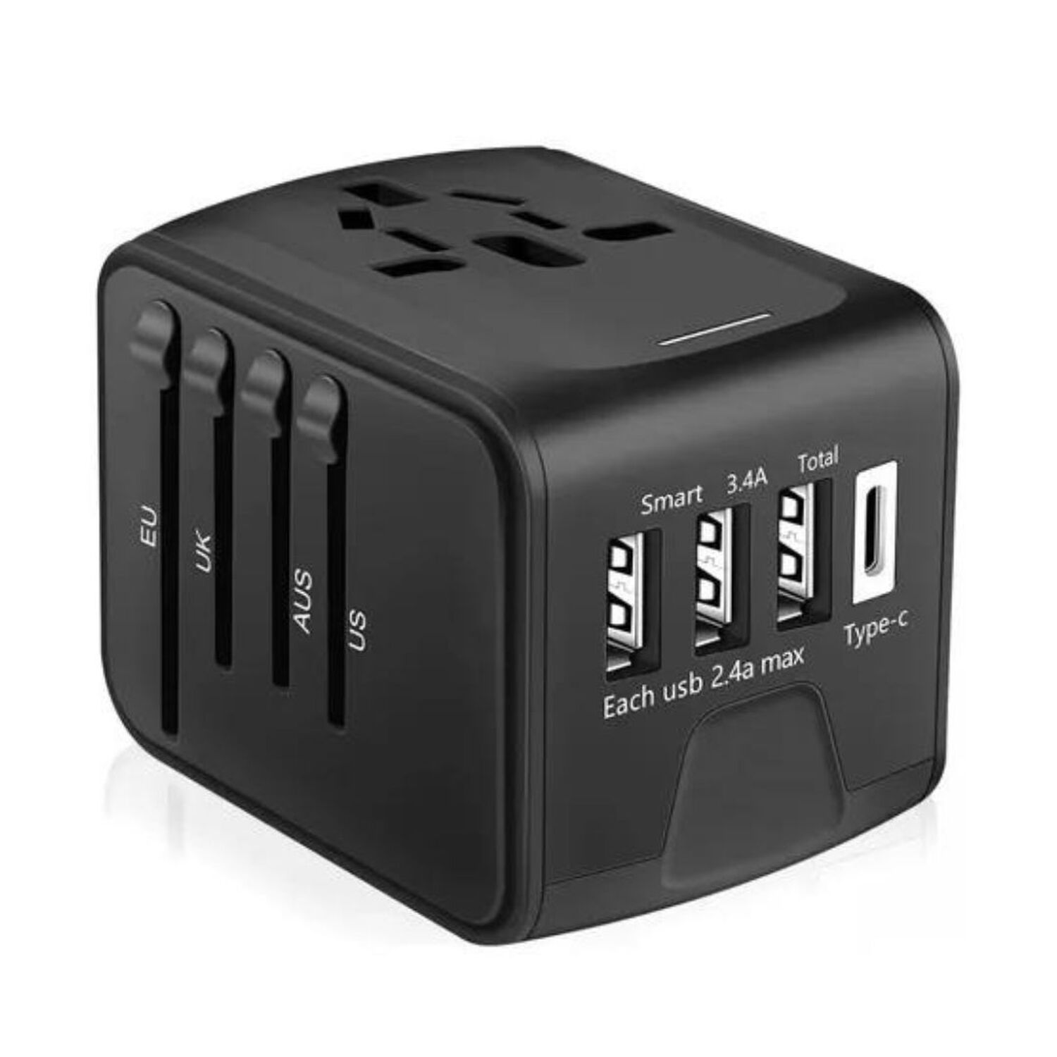 Adaptador Enchufe Multifuncional Universal Usb 100v/240v image number 0.0