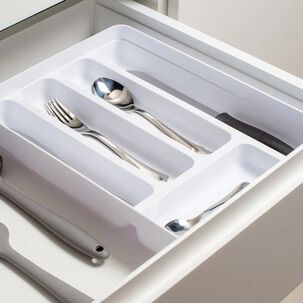 Organizador De Cubiertos Logic Blanco