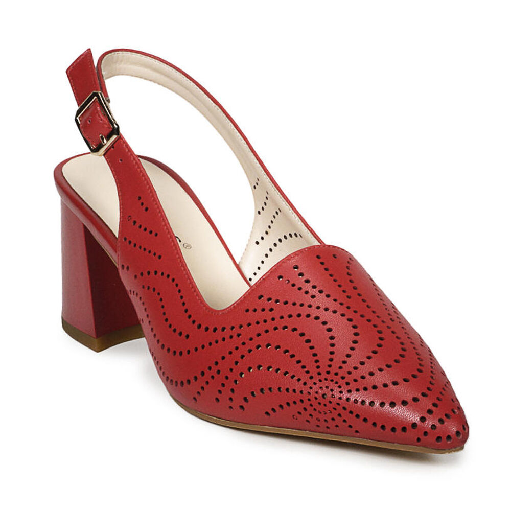 Zapato Cuero Adaya Rojo image number 2.0
