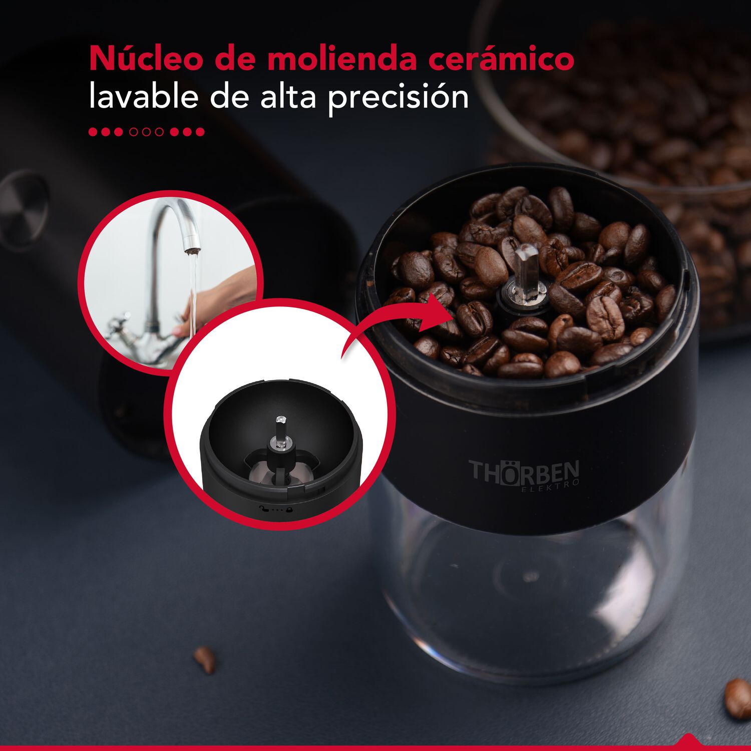Molinillo De Caf&eacute; Usb Thor Coffee Grinder image number 3.0