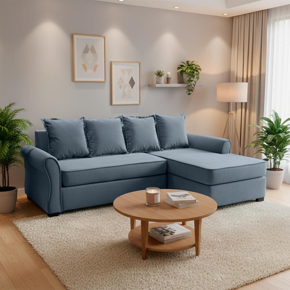 Sof&aacute; Seccional Living Factory Barcelo Derecho / 4 Cuerpos image number 0.0