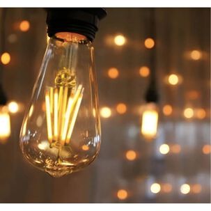 Pack X10 Ampolletas Filamento Led Edison 4w Retro Vintage Luz Luz C&aacute;lida