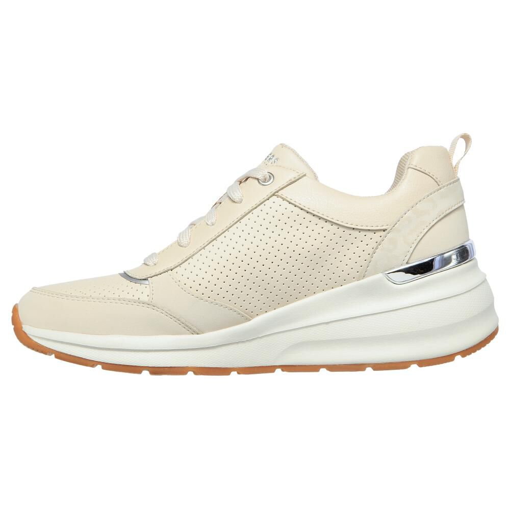 Zapatilla Urbana Mujer Skechers Billion Beige image number 2.0