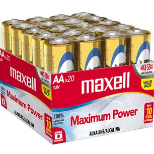 Pack 20 Pilas Alcalinas Maxell Aa 1.5v
