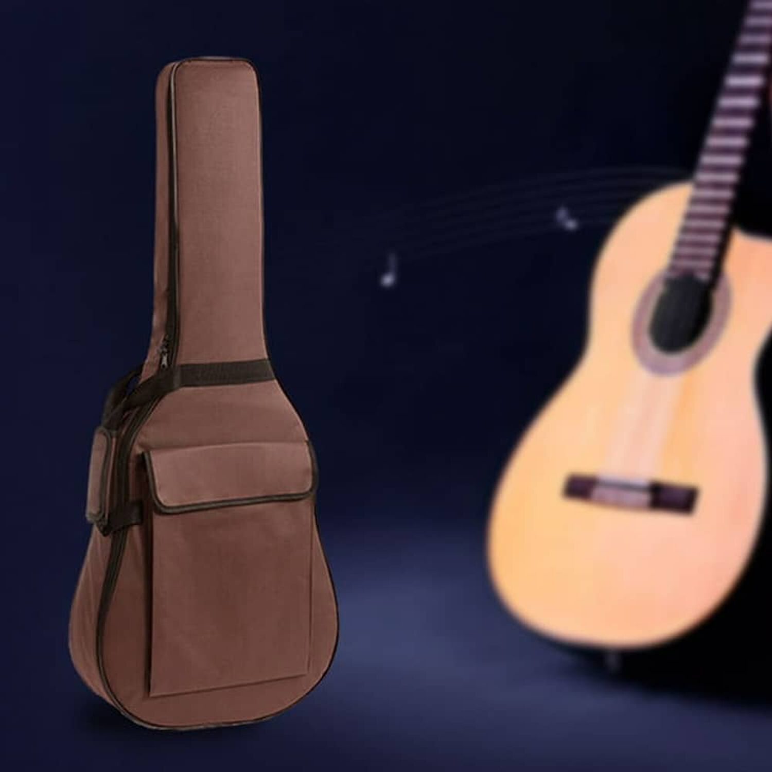 Funda De Guitarra Acustica Acolchada Waterproof De 40" image number 3.0