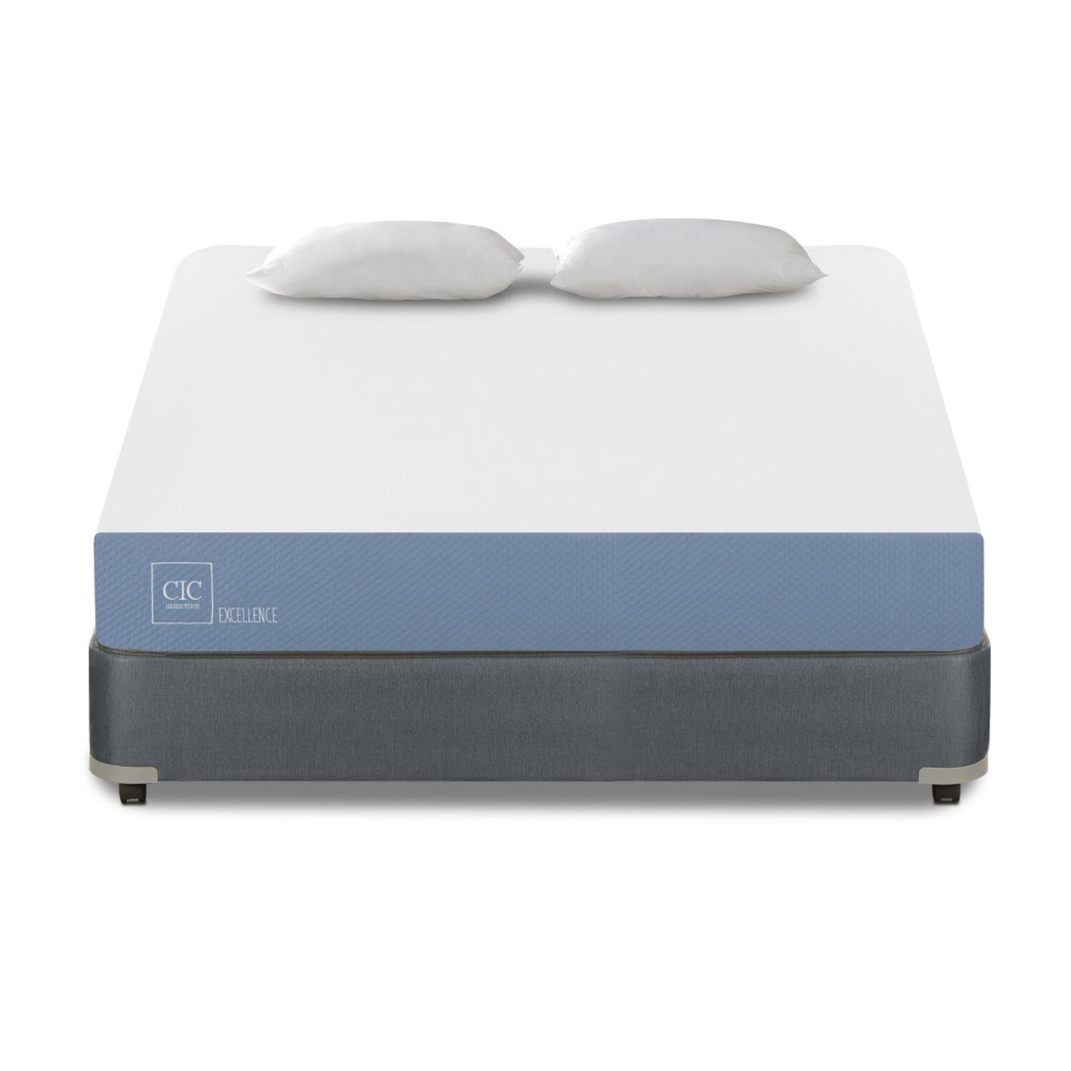 Cama Americana Cic Excellence / 2 Plazas / Base Normal + Almohadas image number 0.0