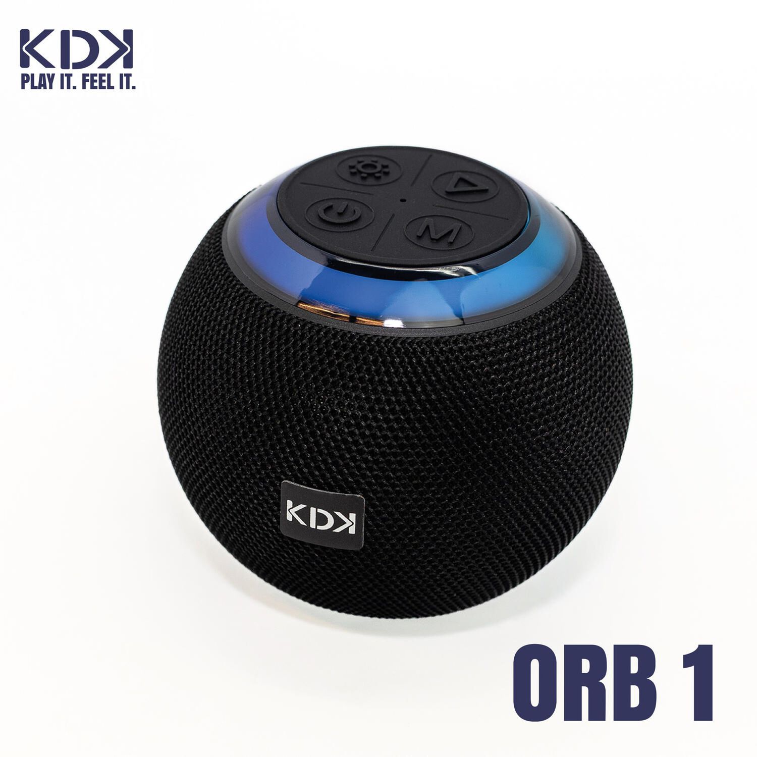 Parlante Mini Bluetooth Kdk Orb Bola 8w Negro image number 2.0