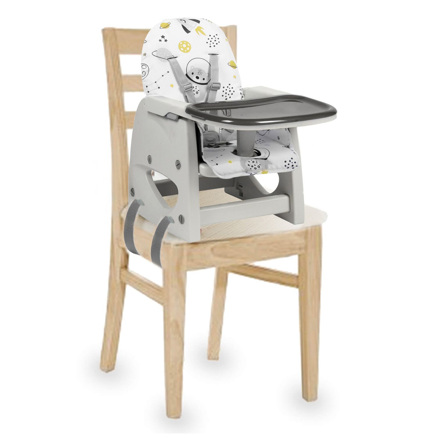 Silla De Comer Escritorio Foodzy 4-in-1 Grafito image number 1.0