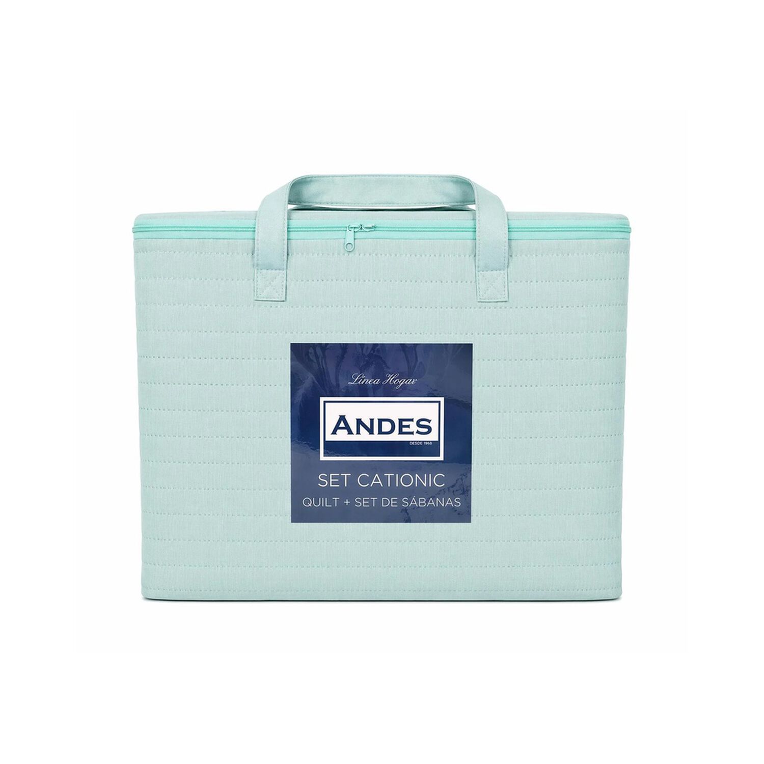 Set Andes Cationic Turquesa 1.5 Plazas image number 2.0