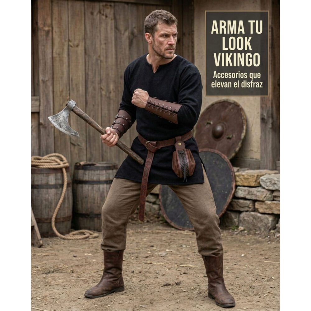 Accesorio Disfraz Cosplay Vikingo Caf&eacute; image number 11.0