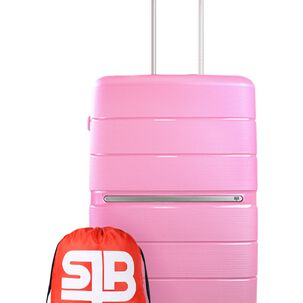 Maleta Mediana Xpos Rosada + Morral De Regalo Swiss Bag