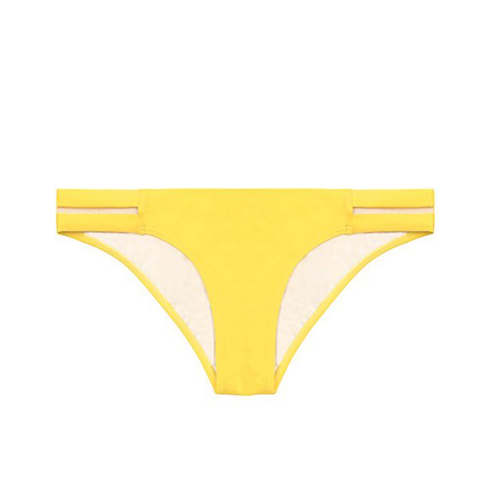 Bikini Calzón Con Calados Laterales Amarillo image number 2.0