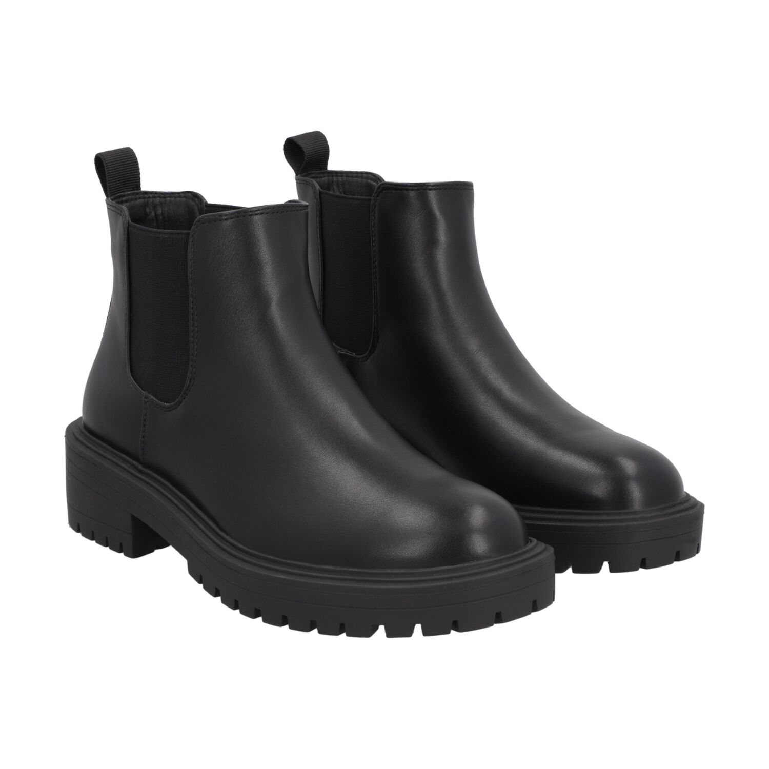 Botin Casual Mujer Negro Plataforma Storm Police image number 4.0