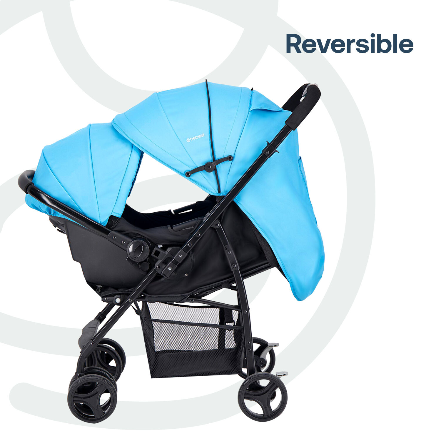 Coche Travel System Go Lite Azul image number 7.0
