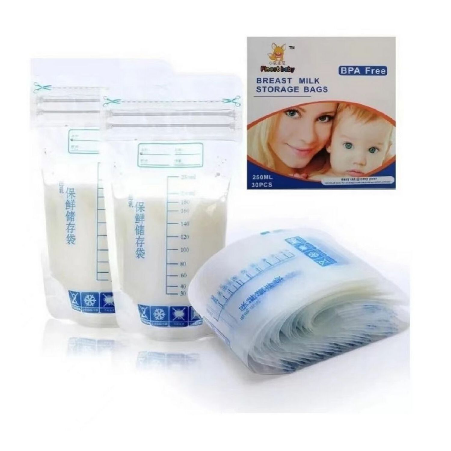 Bolsa Recolectora Leche Materna 250 Ml 30 Bolsas Jump Kids image number 0.0