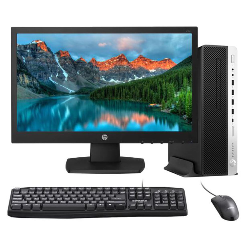 Kit Monitor + Pc Hp Prodesk 400 G4 Sff (i7-6ta 16gb 1tbb Ssd) + Teclado & Mouse Reacondicionado Grado A image number 0.0