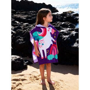 Toalla Playa Capucha Casaideal Kids Magic / 60 X 120 Cm