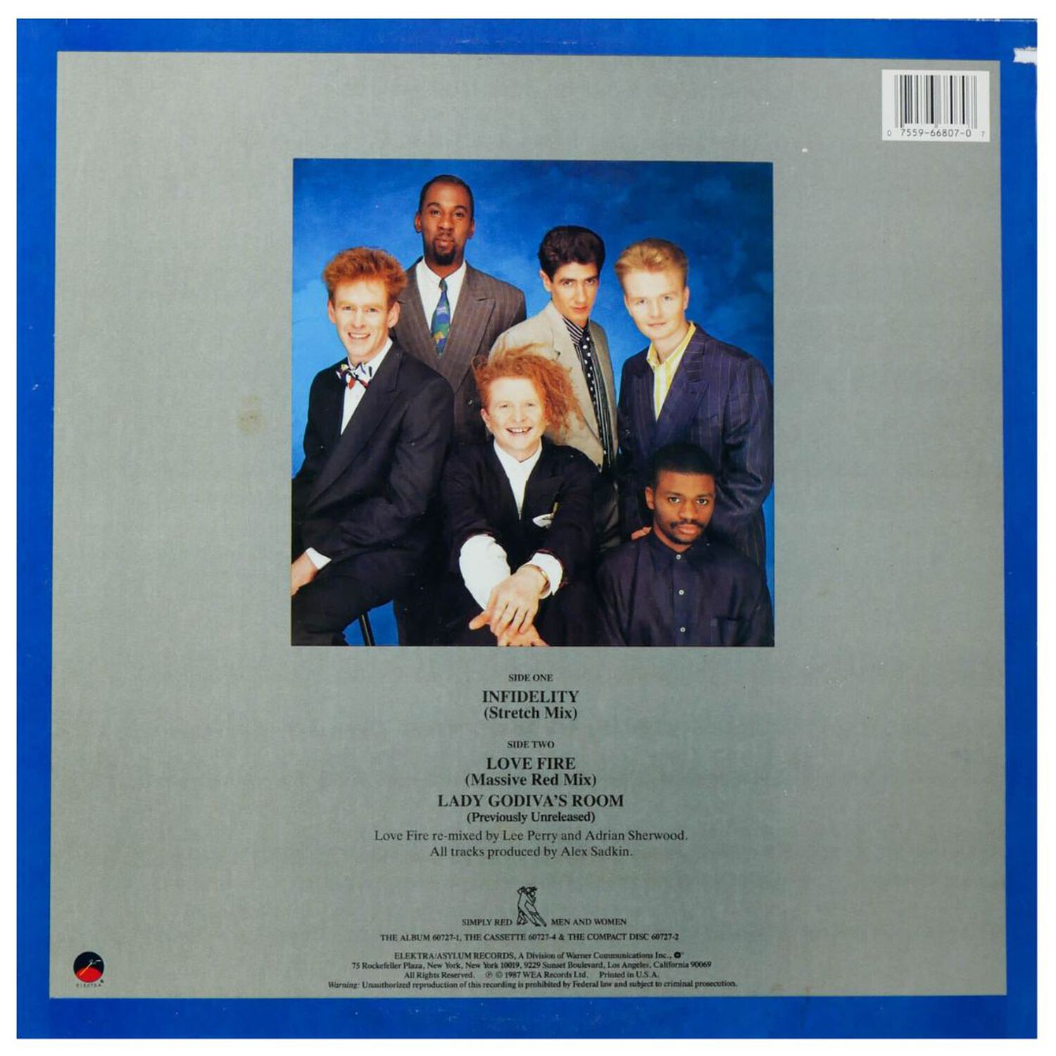 Simply Red - Infidelity | 12" Maxi Single Usado image number 1.0