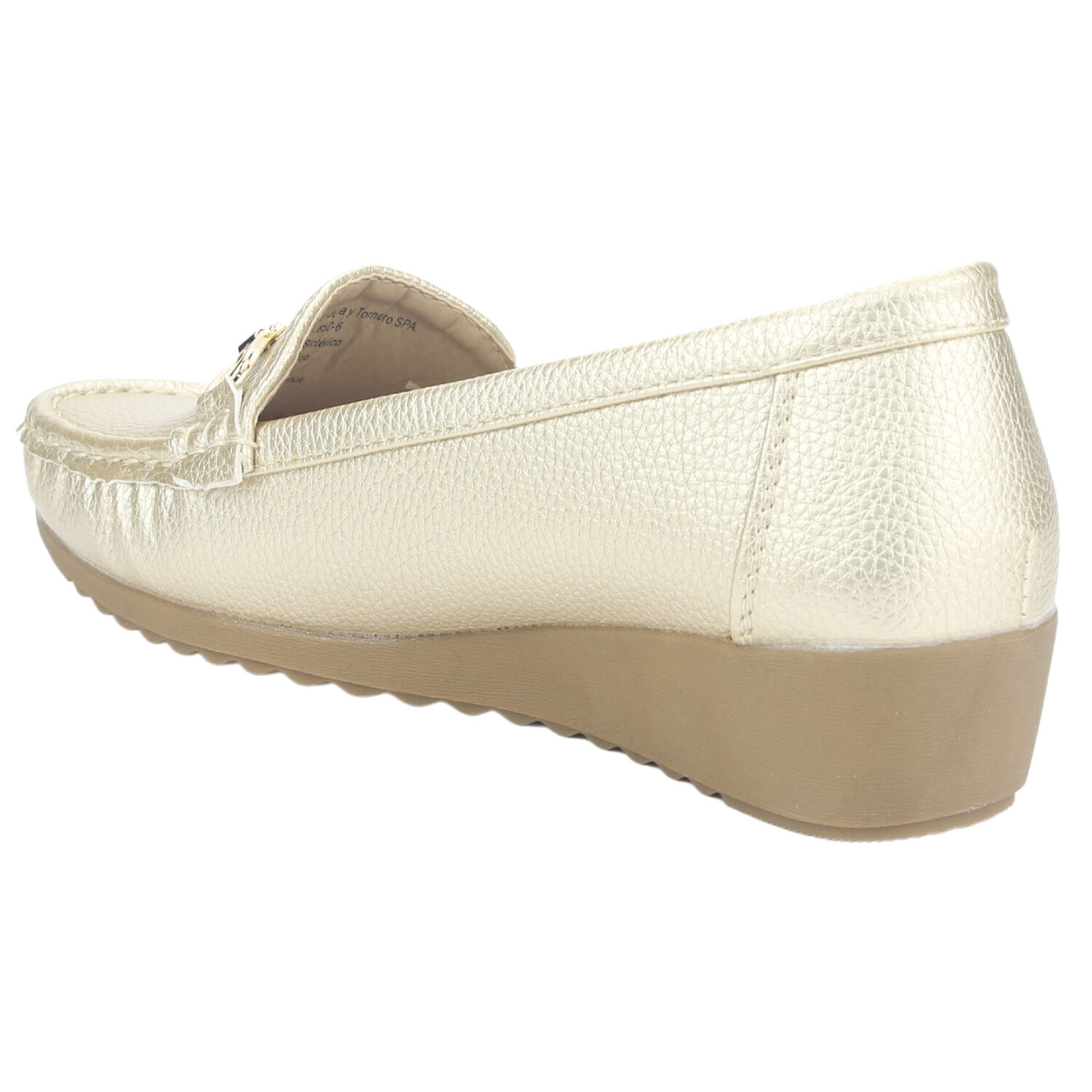 Mocasin Chalada Mujer Malu-2 Dorado Casual image number 3.0