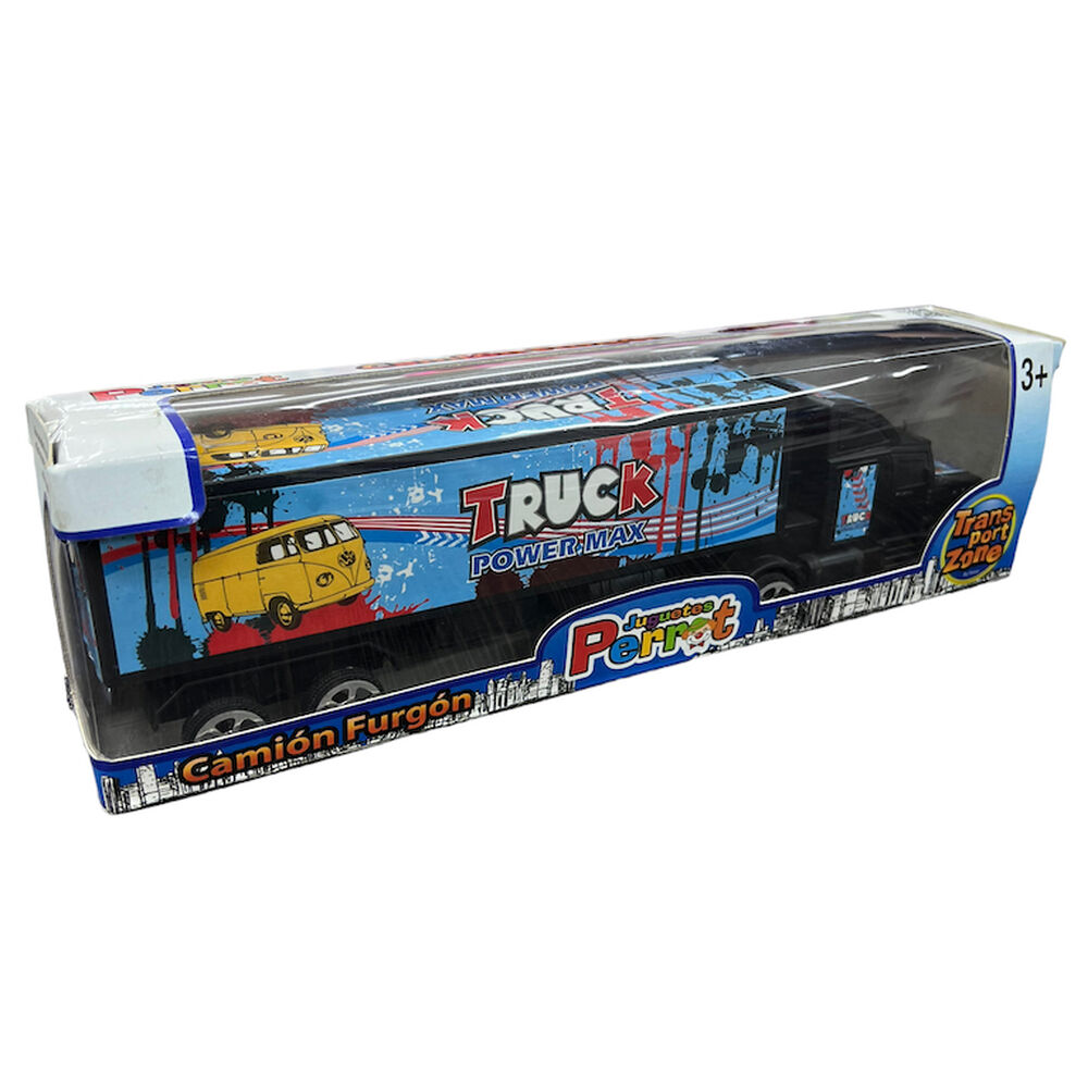 Juguete Camion Trailer Furgon Friccion image number 2.0