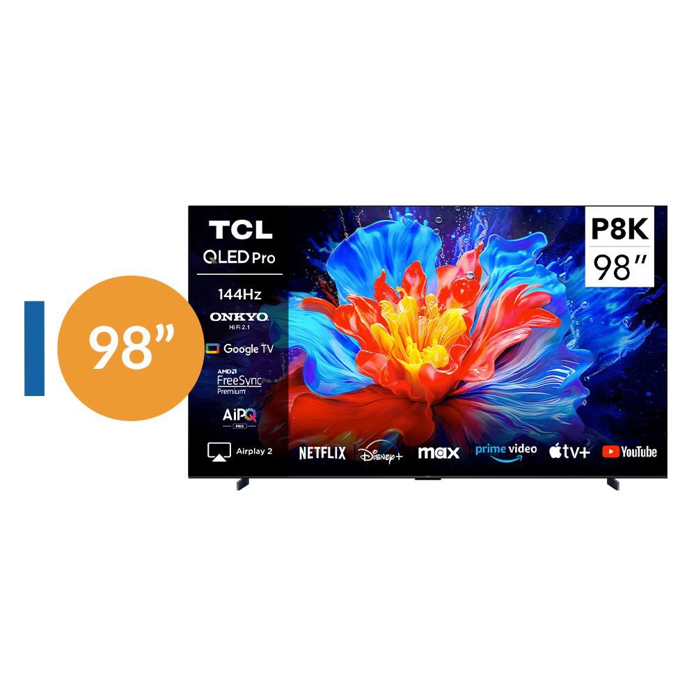 Qled 98" TCL 98P8K / Ultra HD 4K / Smart TV