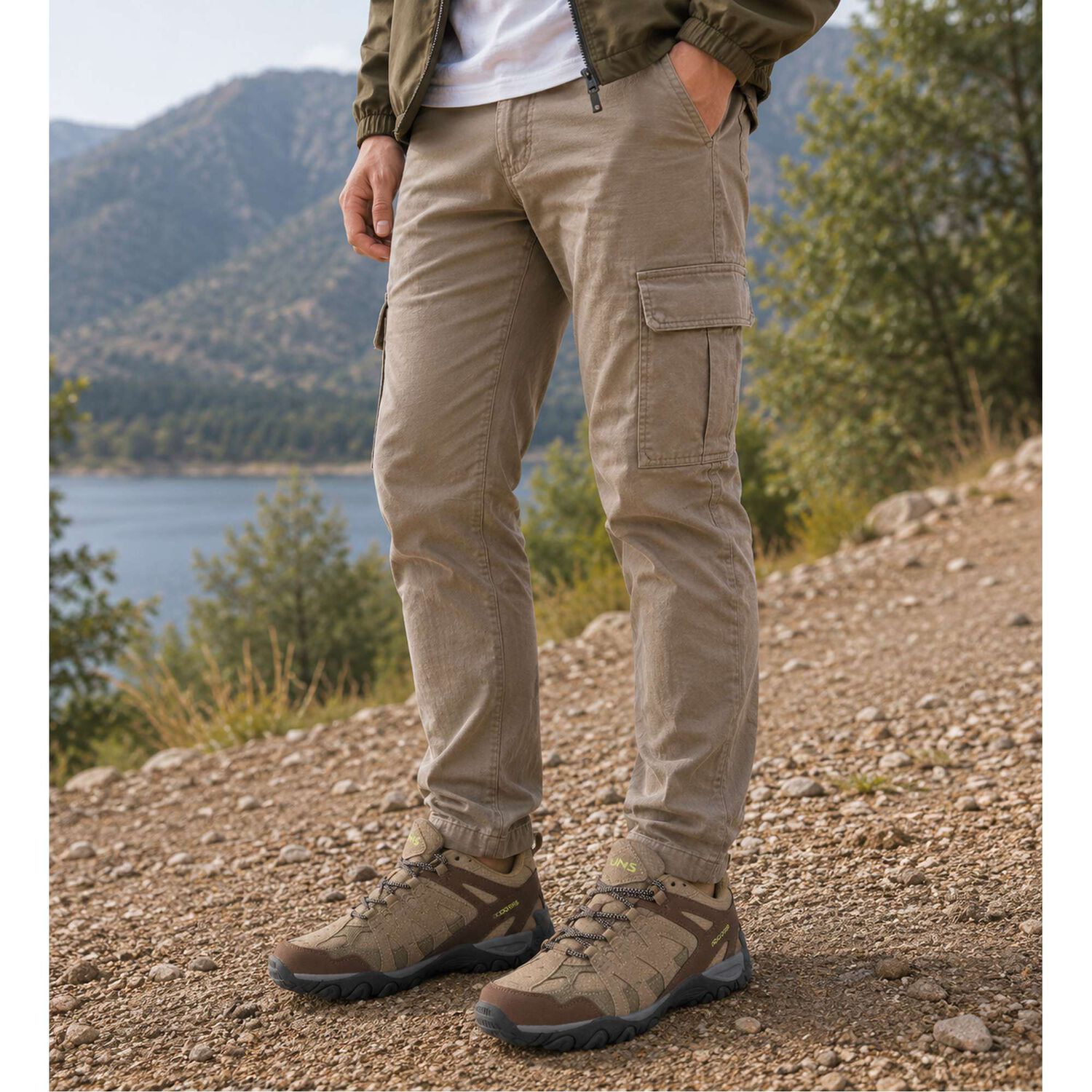 Zapatilla Outdoor Drago Khaki Uns image number 5.0