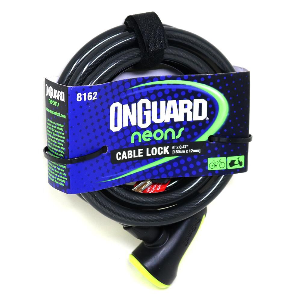 Candado Onguard Llave Espiral Ns 180cmx12mm image number 0.0