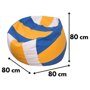 Pouf Pera Voleibol Eco Cuero 80x80x80 Cm