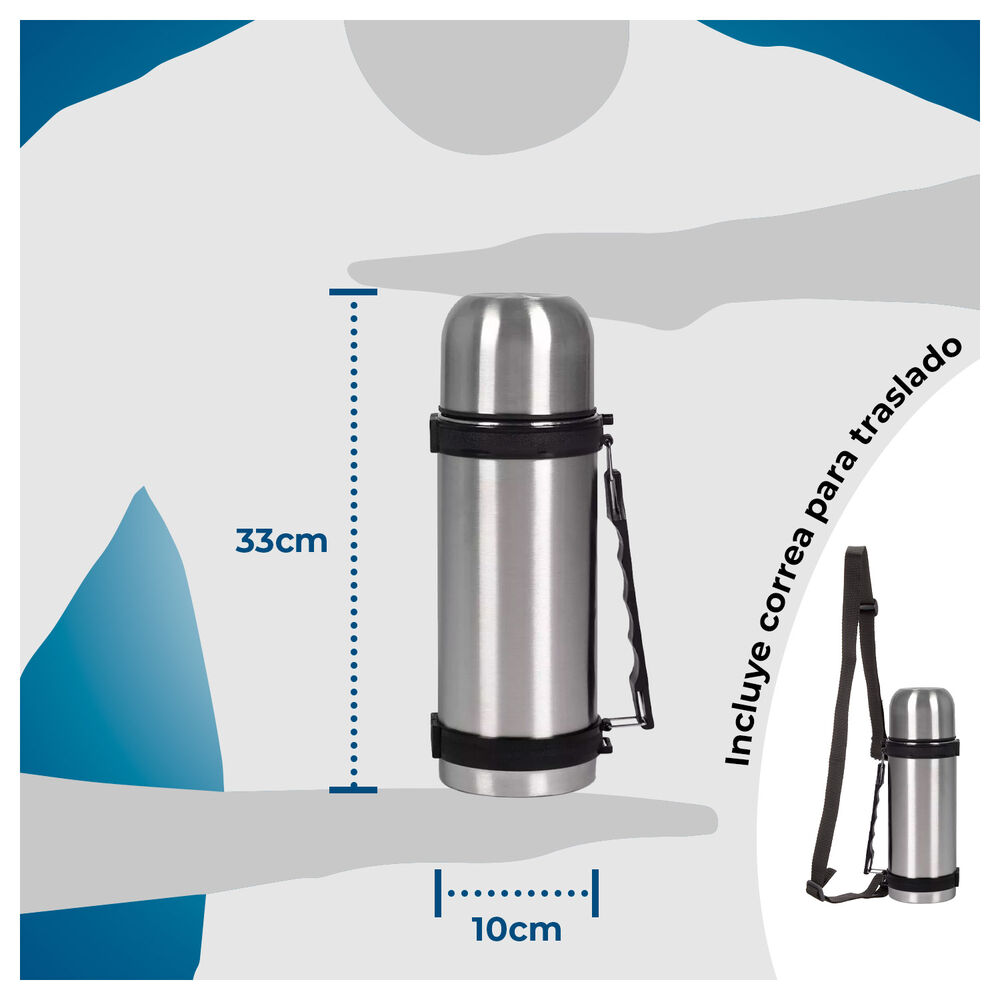 Termo Para Café, Agua Caliente Con Sifón De 1500 Ml image number 4.0