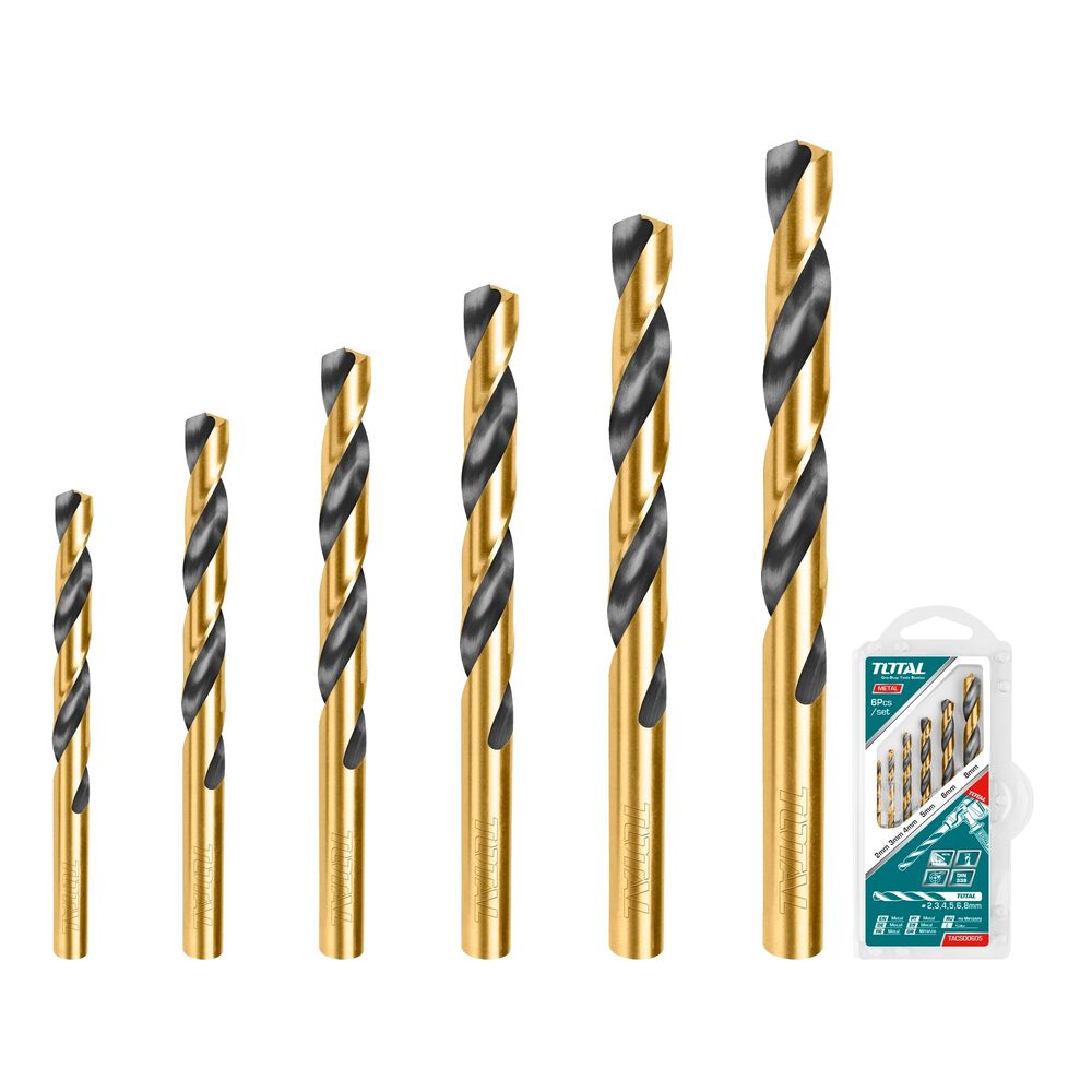 Juego Brocas 6 Piezas Para Metal Hss Total image number 0.0