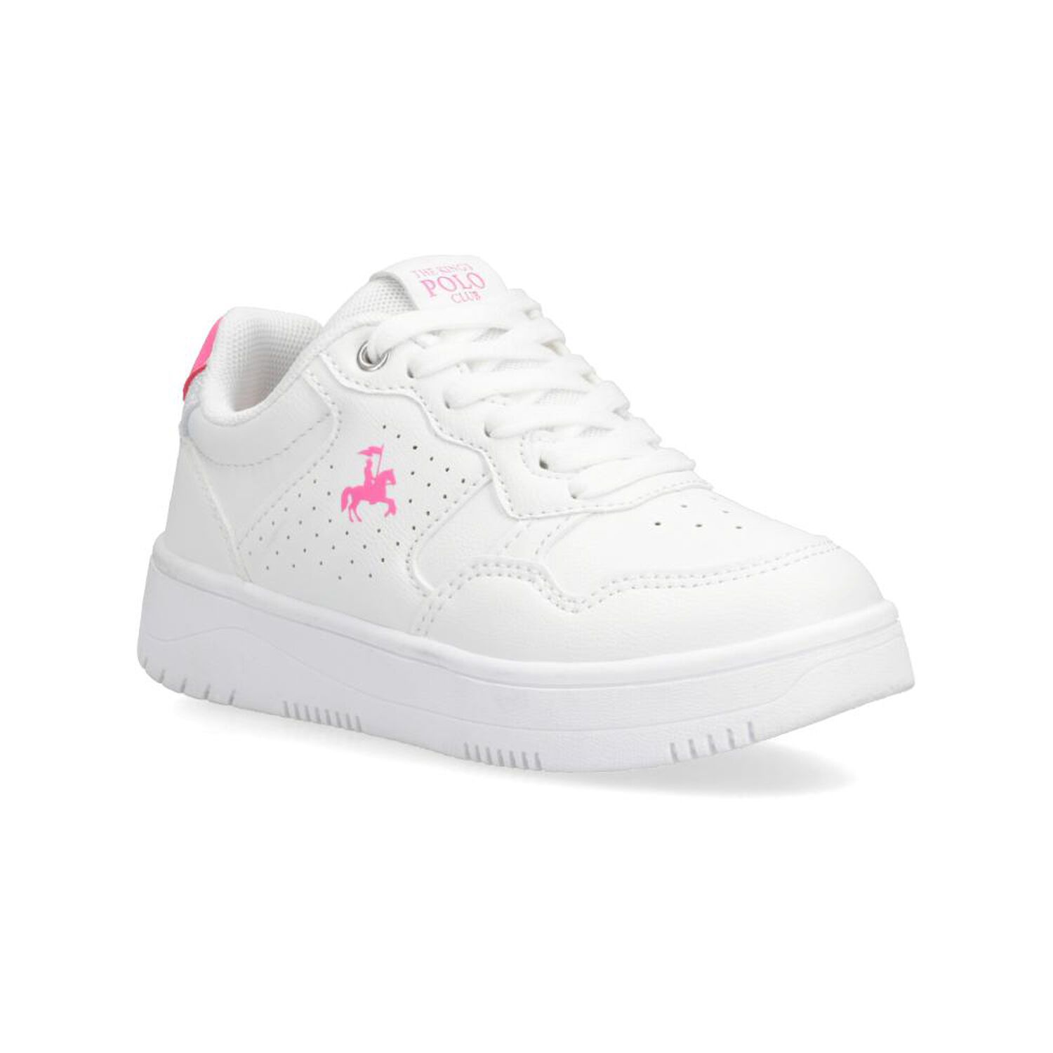 Zapatilla Infantil Ni&ntilde;a The King's Polo Club White image number 0.0