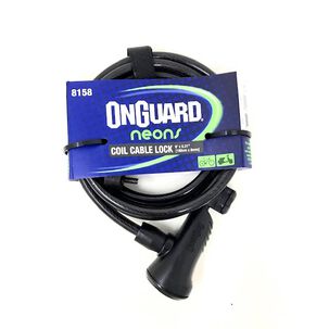 Candado On Guard Espiral Ns 180x8mm Negro