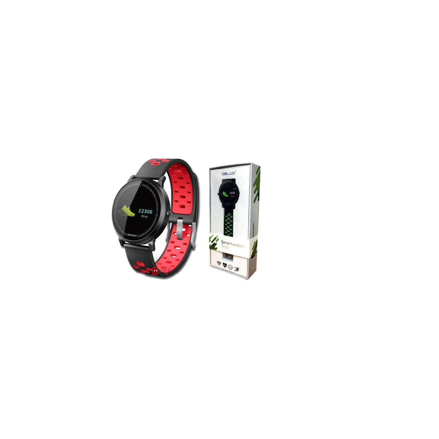 Smartwatch Con Pantalla Oled Ip67 Color Rojo - Ps image number 1.0