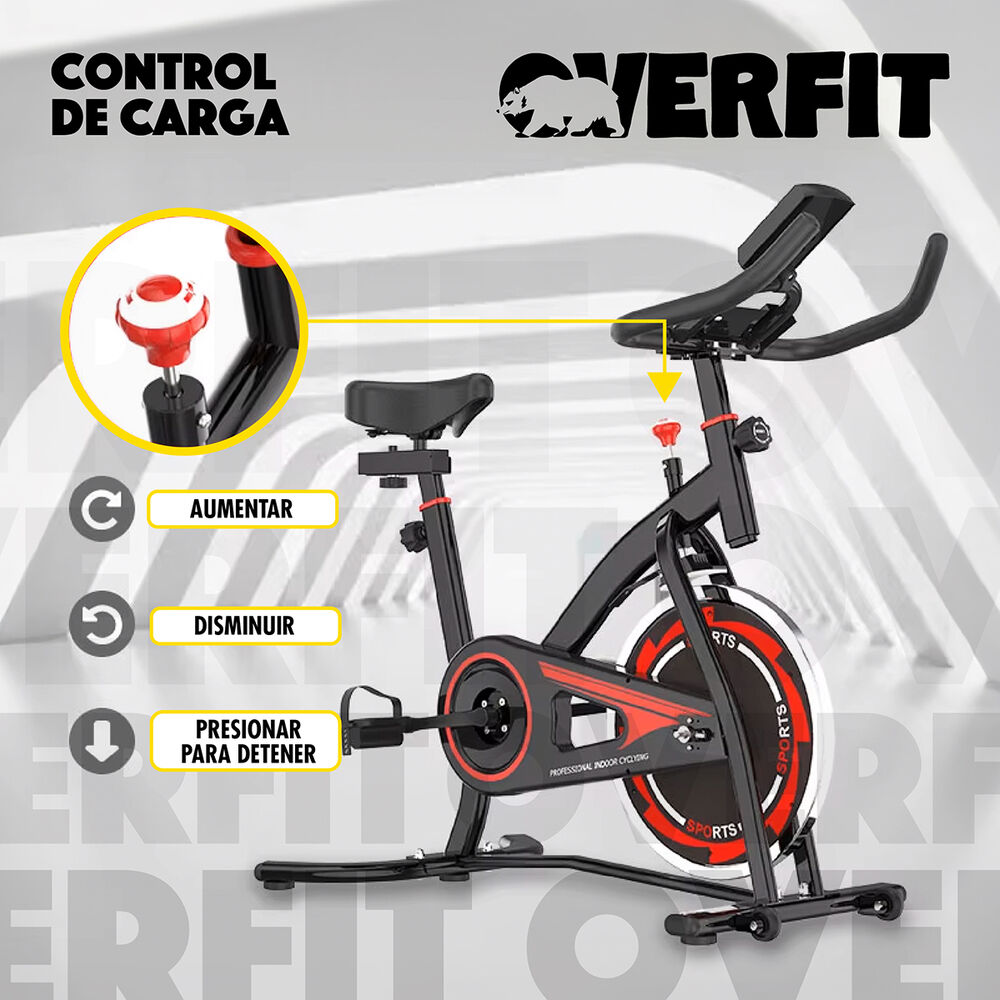 Bicicleta De Spinning Pro Overfit Estática Fitness Gym image number 3.0