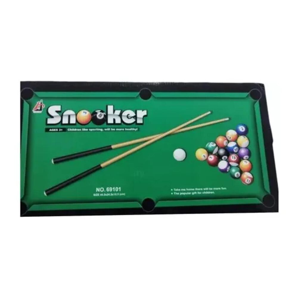 Juguete Mini Mesa De Pool Billar Con Accesorios Infantil image number 7.0