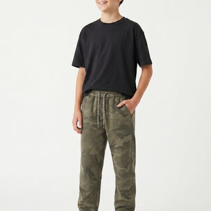 Pantalon De Buzo Jogger Camuflado Militar Para Ni&ntilde;o