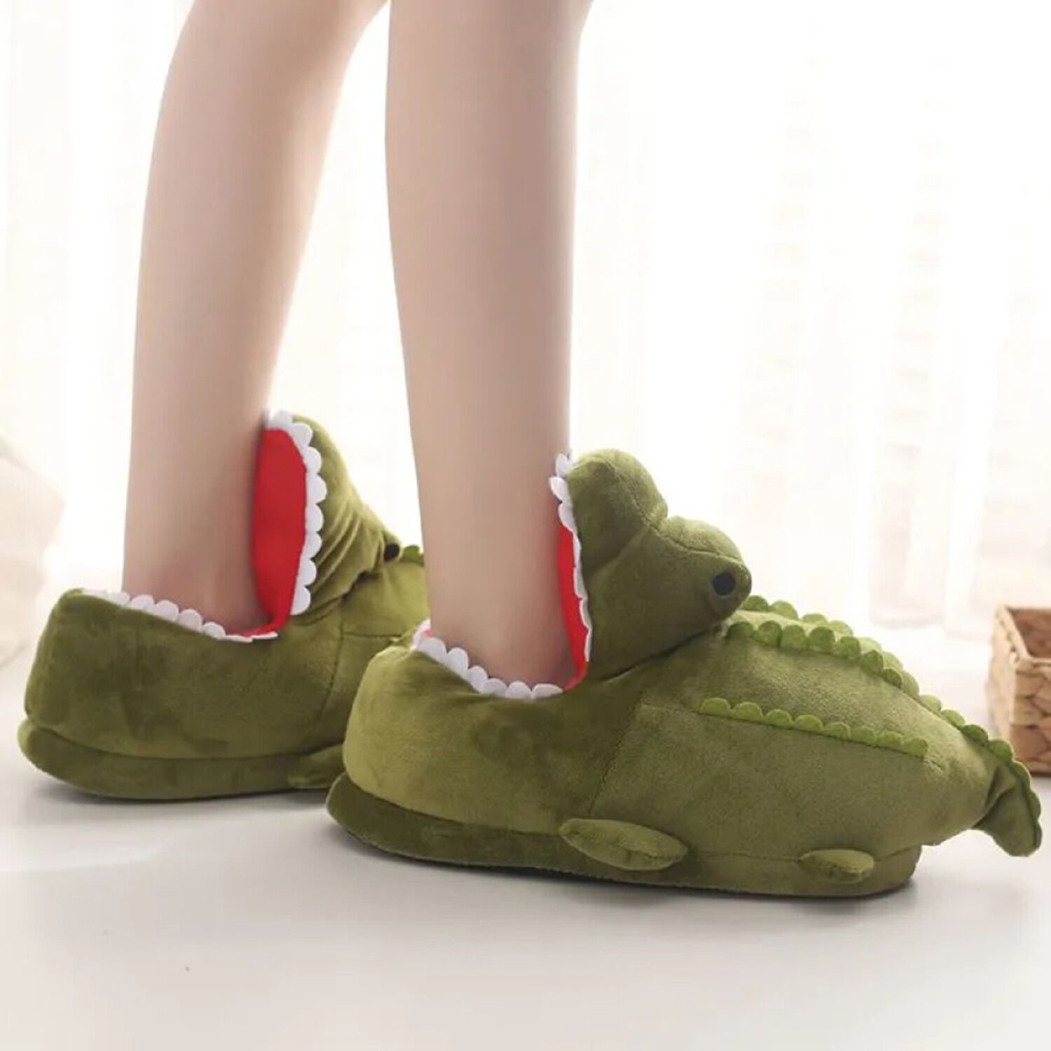 Pantuflas Divertida 3d Cocodrilo image number 4.0