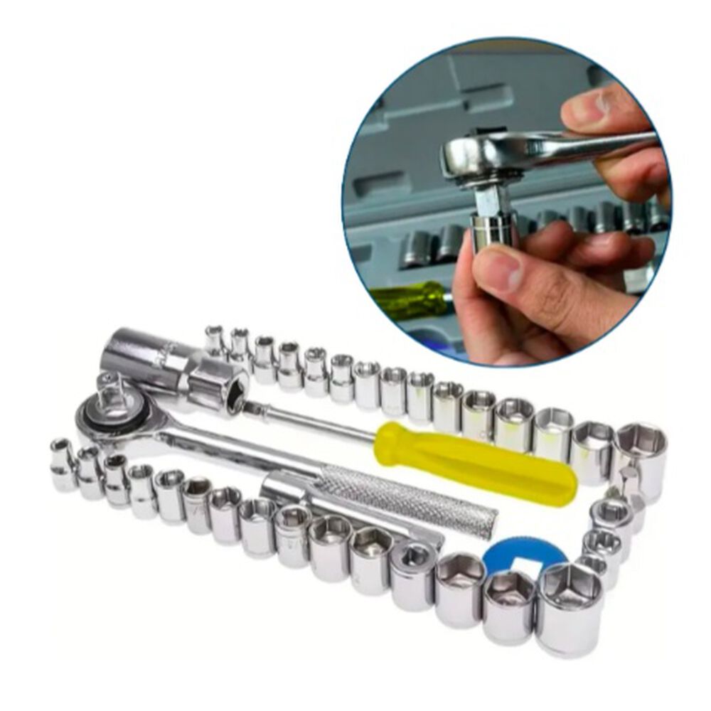 Juego De 14 Llaves Punta Corona + Caja De Dados 40 Piezas image number 1.0