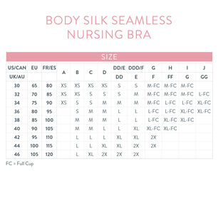 Sost&eacute;n Lactancia Body Silk Seamless Rose Bravado Designs