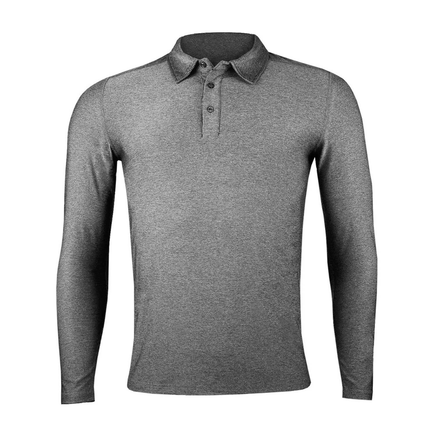 Polera Dry Fit Manga Larga Con Cuello Pale Hombre image number 0.0