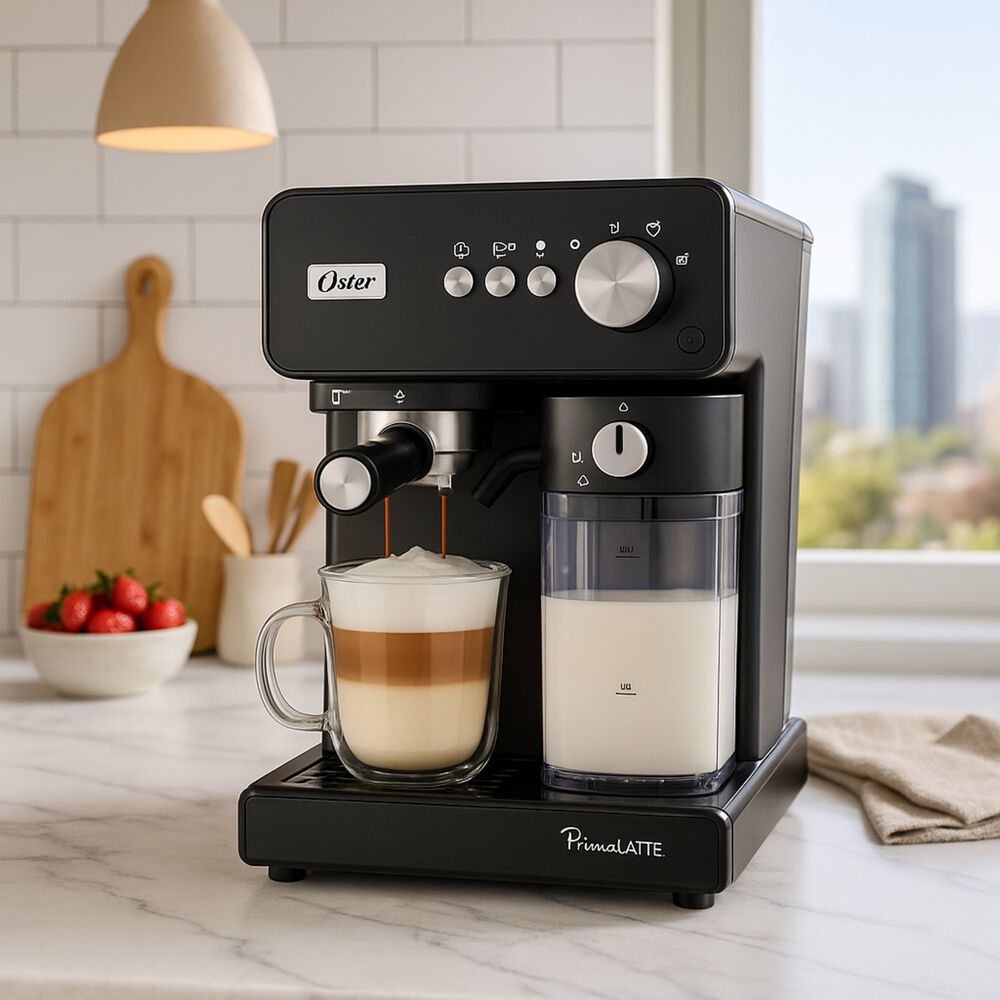 Cafetera Automatica Oster Primalatte Nuevo Modelo 2025 Negra image number 2.0