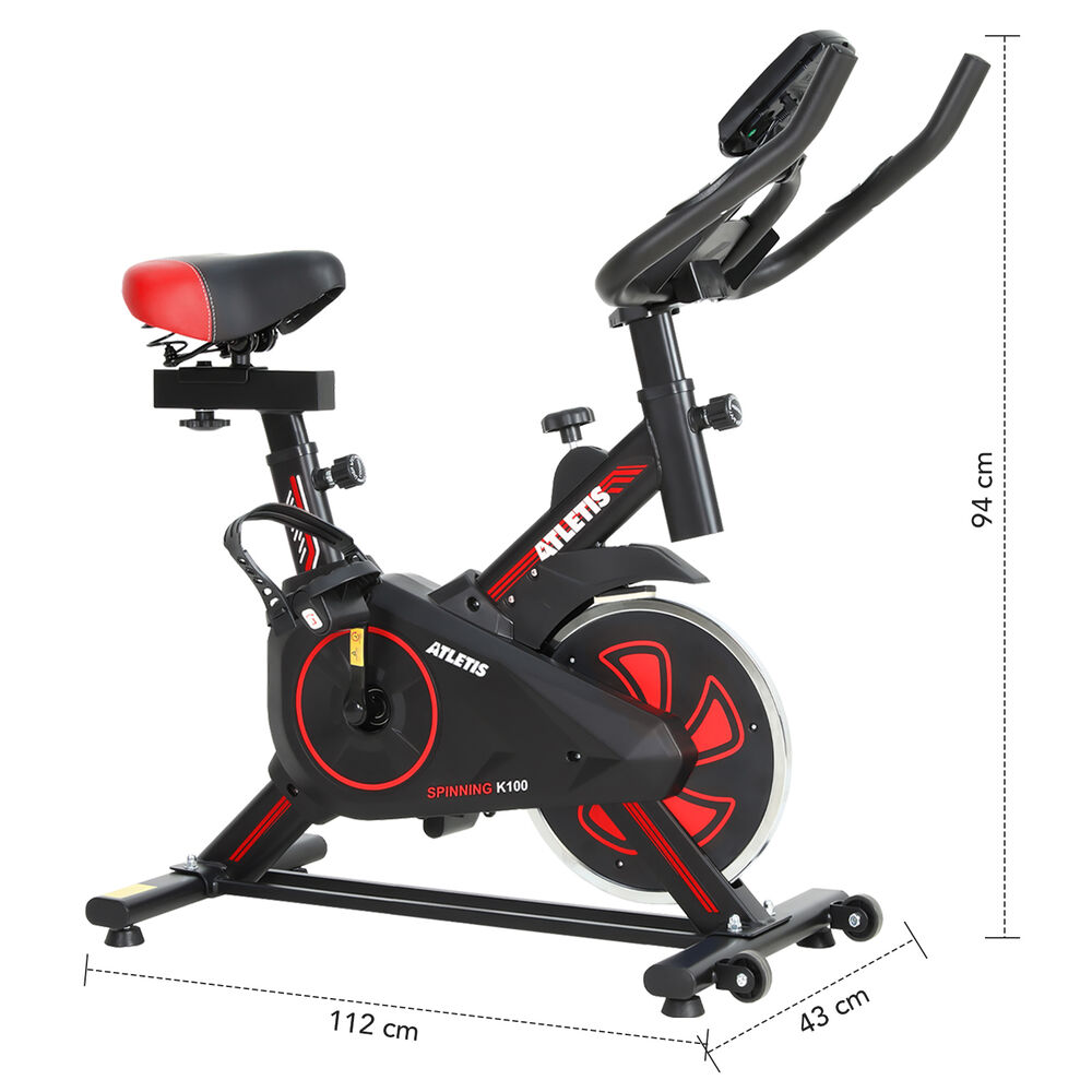 Bicicleta Spinning K100 Rojo image number 2.0