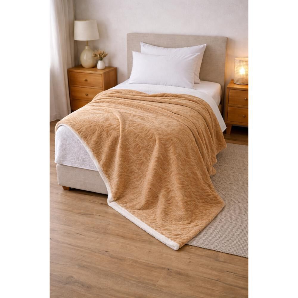 Frazada Belle Noite Emb Flann / 1.5 Plazas image number 0.0