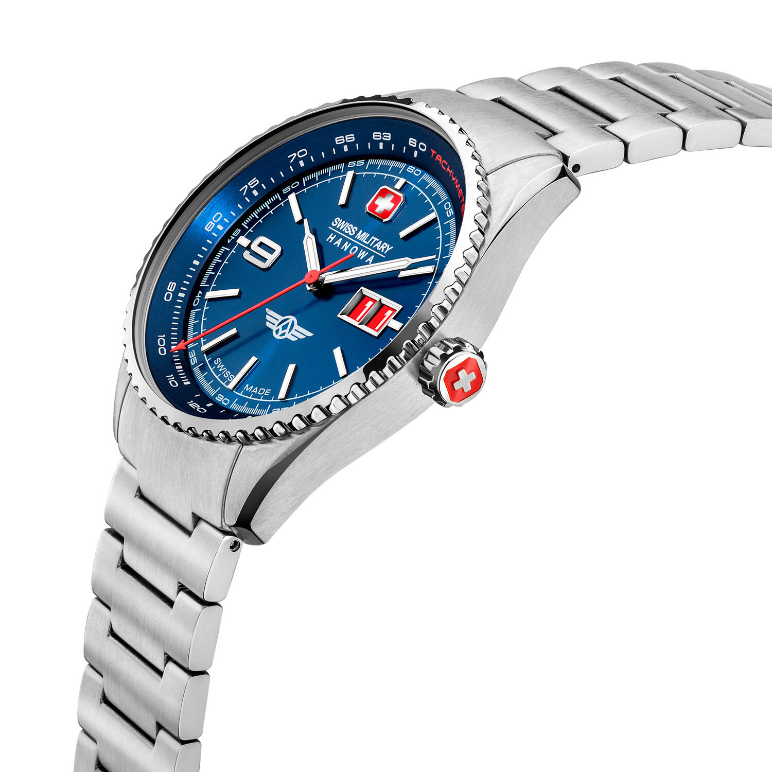 Reloj Swiss Military Hanowa Smwgh2101005 Plateado Hombre image number 2.0