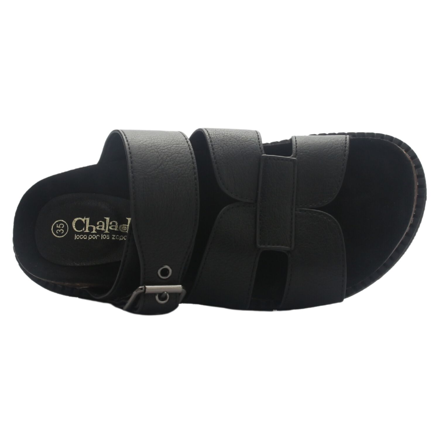 Sandalia Mujer Casual Negro Chalada Neru-1 image number 4.0