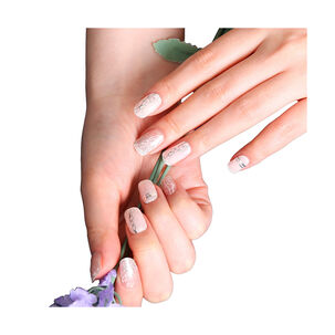 Uñas Sticker Efecto Gel Tiolla The Silver Of The Sea